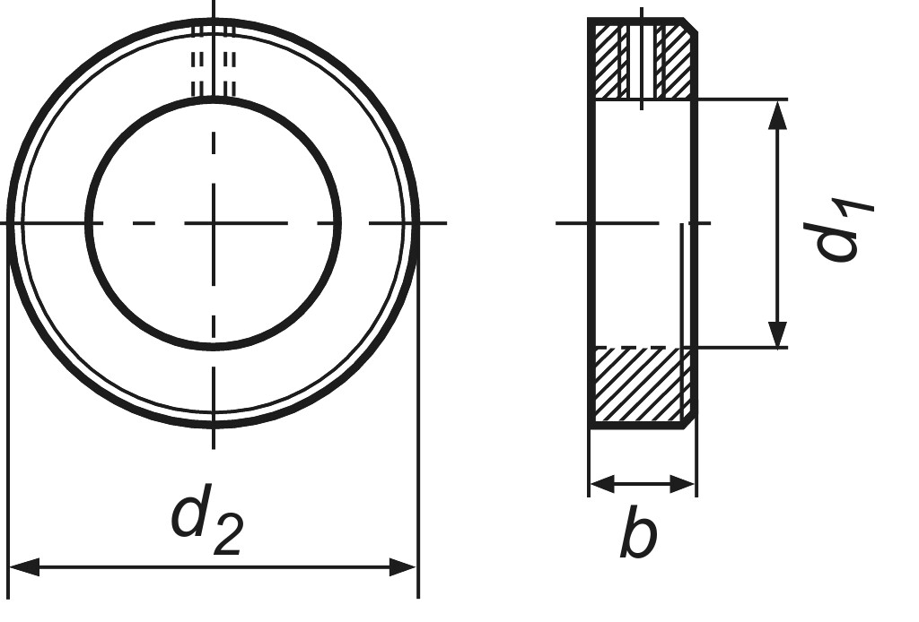 DIN 705  A  10  steel